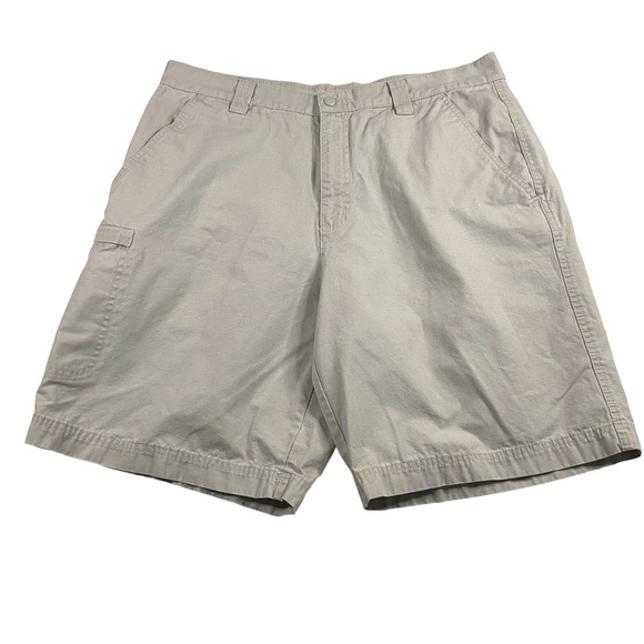 Columbia Other - Columbia Sportswear Men's 36 Beige Khaki Cargo Cotton Shorts
